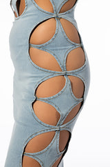 DIAMOND CUT OUT DRESS