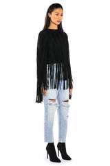 YOU ARE TROUBLE SLEEVELESS STATEMENT TOP
