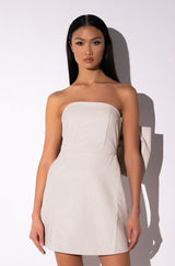 YOU WITH ME FRINGE DETAIL MINI DRESS