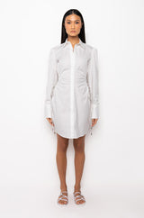 YOU'RE EVERYTHING BUTTON UP MINI DRESS