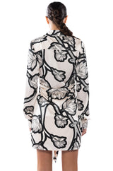 YOURS TRULY LONG SLEEVE MINI DRESS