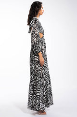 ZEBRA VIBEZ MAXI DRESS