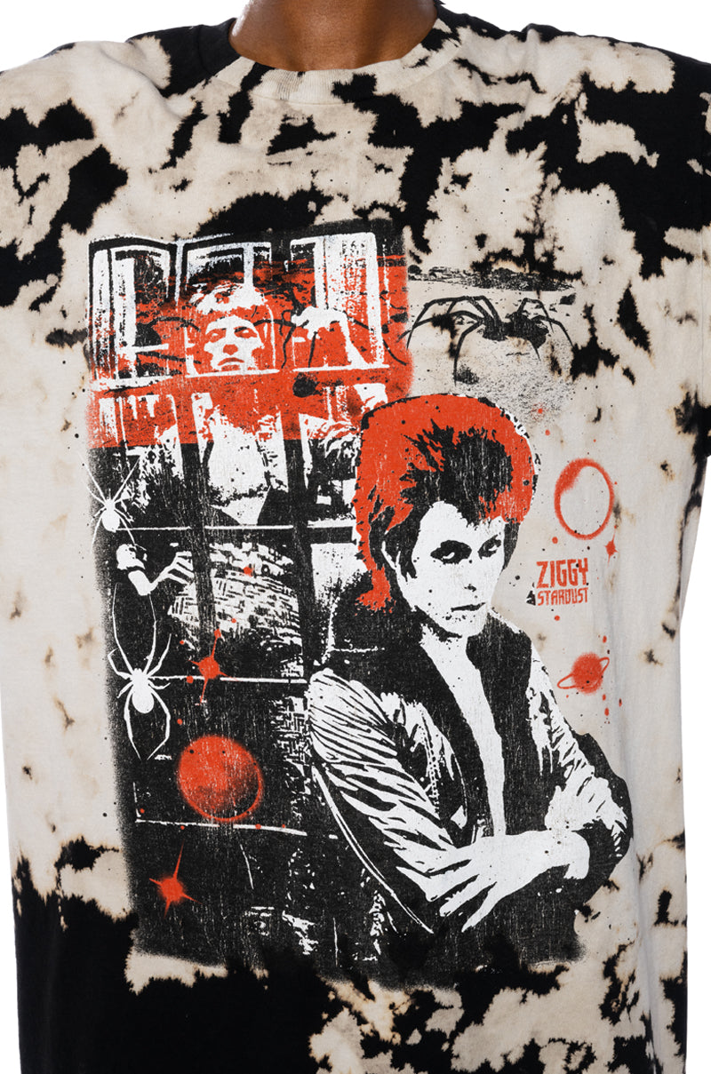 ZIGGY STARDUST VINTAGE PRINT BAND TEE