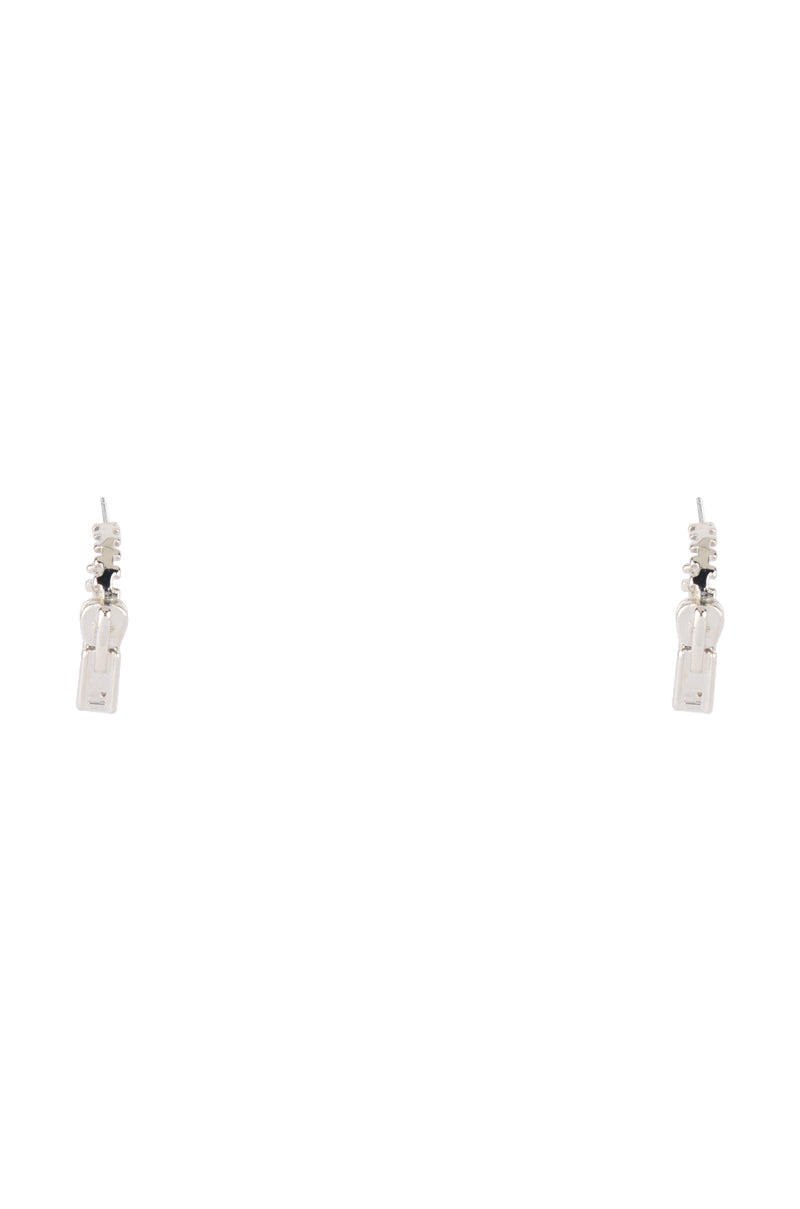 ZIP IT HOOP EARRING