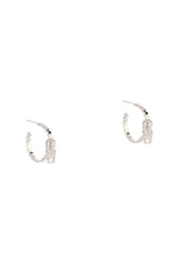 ZIP IT HOOP EARRING