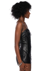 SANCTUARY STATEMENT ZIPPER CORSET IN BLACK