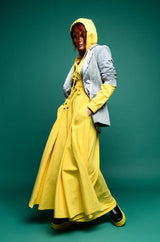 ZUMI CROPPED WRAP FRONT HOODIE